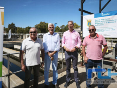 En marcha el proyecto de estación de bombeo para la reutilización de agua tratada de la depuradora de Chipiona