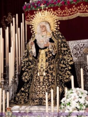 La Virgen de los Dolores en su Soledad Coronada y el Señor de la Misericordia, protagonistas de los cultos de septiembre en Alcalá del Río