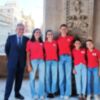 Recepción institucional en el Ayuntamiento al Club Natación Sincro Sevilla