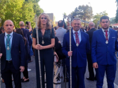 “Alcalá del Río acompaña a la Hermandad de la Esperanza de Triana en la Procesión de la Misión y en el Congreso Nacional de Hermandades”