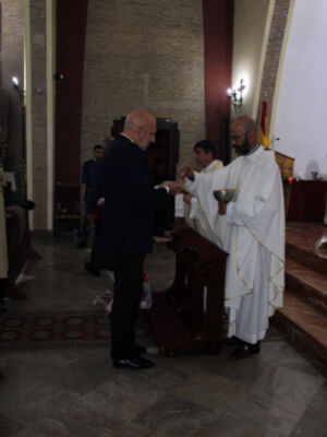 Solemne celebración en Tablada por la festividad de la Virgen de Loretoen Sevillla