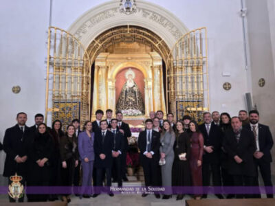 La Hermandad de la Soledad de Alcalá del Río renueva su compromiso con la fe a través de su nueva Junta Joven