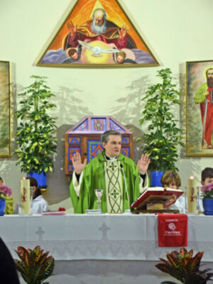 La Misa con Niños propone compartir, ser compasivos y construir la paz