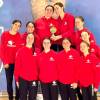 Pleno del Club Natación Sincro Sevilla en el Campeonato de Andalucía júnior de invierno