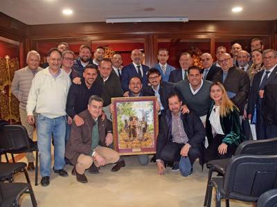  El Señor de la Sagrada Presentación al Pueblo anuncia la Semana Santa de 2026 en el cartel de la Tertulia Cofrade “El Costero”