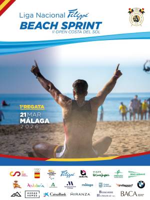 La Liga Nacional Filippi de beach sprint levanta el telón en Málaga 