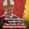 Domingo de Ramos con el Papa León XIV. Comienza la Semana Santa 2026.