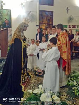 “Sevilla estrena devoción, Bendecida la imagen de María Santísima de la Paciencia en la Parroquia de la Resurrección del Señor”