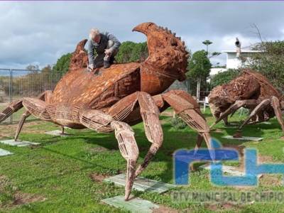El conjunto escultórico ‘Cangrejos en el litoral’ de Alfredo Zarazaga se trasladará al Palacio de Ferias y Exposiciones el 15 de mayo