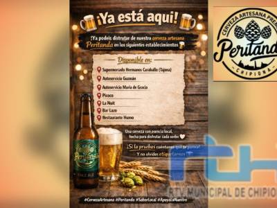 Ya está a la venta Peritanda, la nueva cerveza artesanal creada por Adrián Lanza en Chipiona y producida en Destilerías Galafate 