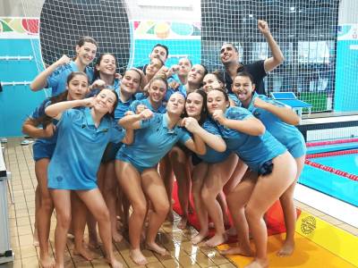 Pleno autonómico para la cantera del Club Waterpolo Dos Hermanas PQS