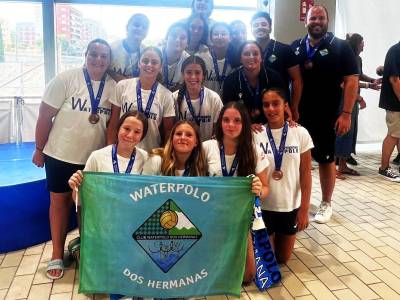 El Club Waterpolo Dos Hermanas PQS se broncea en el Campeonato de España infantil