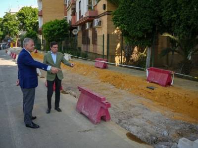 Triana acelera su transformación con nuevas obras en el entorno de San Joaquín 