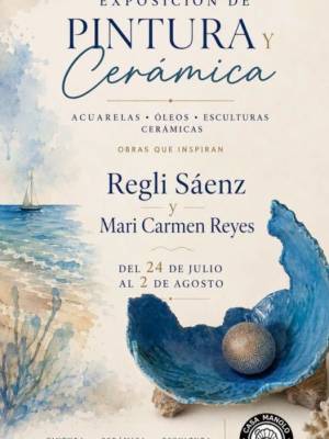 ‘Obras que inspiran’, una muestra conjunta de Regli Sáenz y Mari Carmen Reyes desde hoy en la Sala Espacio Vacío