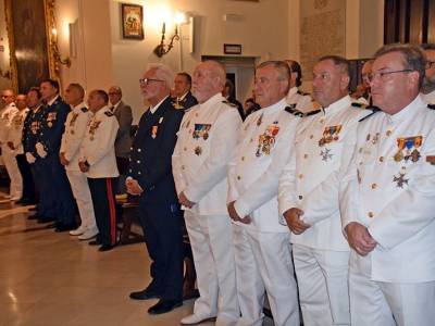 La Comandancia Naval de Sevilla celebra una solemne Eucaristía en honor de la Virgen del Carmen en la Capilla de los Marineros