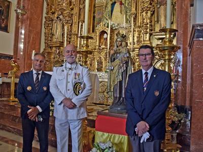 La Comandancia Naval de Sevilla celebra una solemne Eucaristía en honor de la Virgen del Carmen en la Capilla de los Marineros