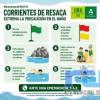 Emergencias 112 Andalucía pide precaución en las playas de Huelva y Cádiz en previsión de fuertes corrientes de resaca