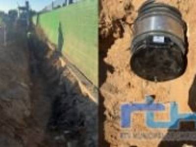 Finalizan las obras de evacuación de aguas pluviales en el camino de Los Rizos