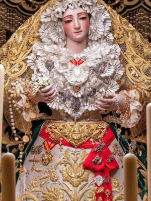 La Hermandad de Jesús Nazareno de Alcalá del Río estrecha sus vínculos con la Vera-Cruz de Gerena ante la Coronación de María Santísima de la Sangre 