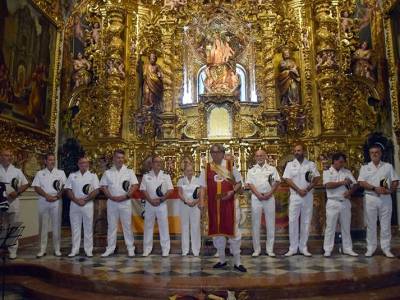  La Virgen del Buen Aire vuelve a reunir en San Telmo a la tradición marinera de Sevilla 