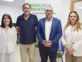 Visita del alcalde y de la delegada de Formación y Empleo al nuevo equipo de Andalucía Orienta en Los Palacios y Villafranca.