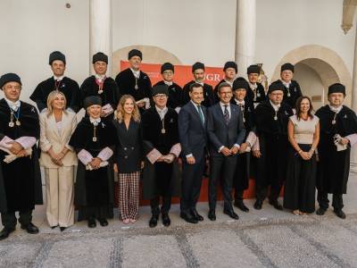 Imagen de archivo: rectores y autoridades en la inauguración del curso universitario 2026-2027.