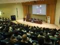 Estudiantes en la apertura de las IX Jornadas «Profesiones con Futuro» de la Escuela Politécnica Superior de la UPO.