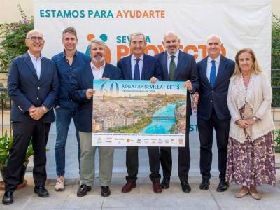 La Regata Sevilla-Betis alía deporte y compromiso social de la mano de Proyecto Hombre Sevilla